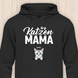 Katzen Mama - Personalisierbarer Katzen Hoodie (Unisex)
