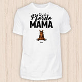 Pferde Mama - Personalisierbares Pferde T-Shirt