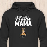 Pferde Mama - Personalisierbarer Pferde Hoodie (Unisex)