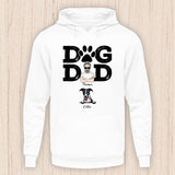 Dog Dad - Personalisierbarer Hunde Hoodie (Unisex)