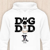 Dog Dad - Personalisierbarer Hunde Hoodie (Unisex)