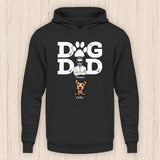 Dog Dad - Personalisierbarer Hunde Hoodie (Unisex)
