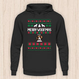 Merry Woofmas - Personalisierbarer Hunde Hoodie (Unisex)