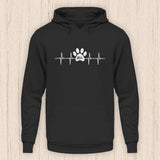 Tierliebe Puls - Personalisierbarer Hoodie (Unisex)