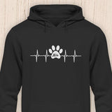 Tierliebe Puls - Personalisierbarer Hoodie (Unisex)
