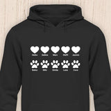 Familienmitglieder - Personalisierbarer Hoodie (Unisex)