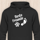 Beste Freunde - Personalisierbarer Hoodie (Unisex)