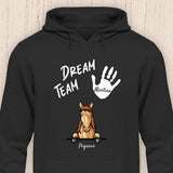 Pferde Dream Team - Personalisierbarer Pferde Hoodie (Unisex)