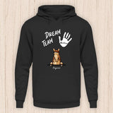 Pferde Dream Team - Personalisierbarer Pferde Hoodie (Unisex)