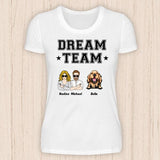 Dream Team mit Menschen und Tieren - Personalisierbares T-Shirt