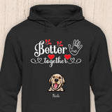 Better Together - Personalisierbarer Hoodie (Unisex)