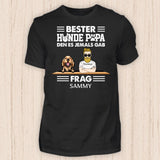Bester Hundepapa den es jemals gab - Personalisierbares Hunde T-Shirt