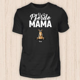 Pferde Mama - Personalisierbares Pferde T-Shirt