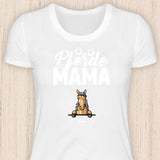 Pferde Mama - Personalisierbares Pferde T-Shirt