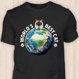 World's best Cat - Personalisierbares Katzen T-Shirt