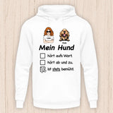 Stets Bemüht - Personalisierbarer Hunde Hoodie (Unisex)