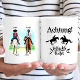 Reiterfreunde - Personalisierbare Pferde Tasse