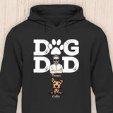 Dog Dad - Personalisierbarer Hunde Hoodie (Unisex)
