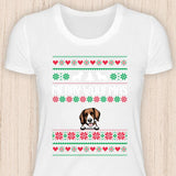 Merry Woofmas - Personalisierbares Hunde T-Shirt