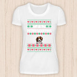 Merry Woofmas - Personalisierbares Hunde T-Shirt