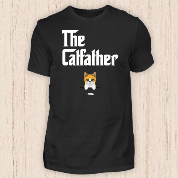 The Catfather - Personalisierbares Katzen T-Shirt