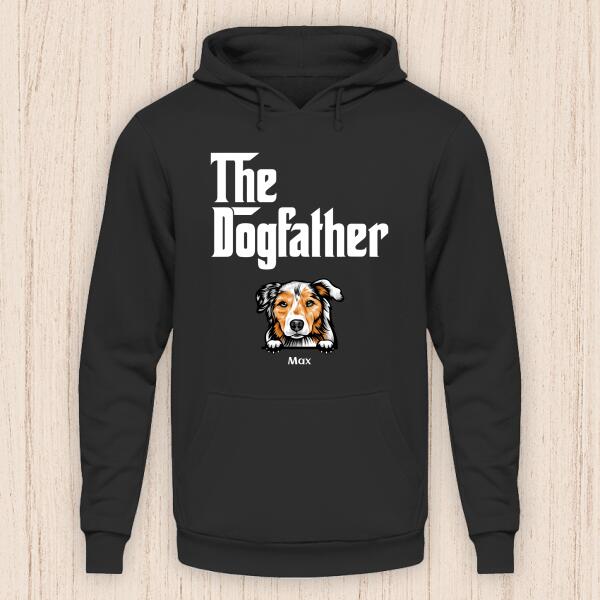 The Dogfather - Personalisierbarer Hunde Hoodie (Unisex)