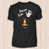 Pferde Dream Team - Personalisierbares Pferde T-Shirt