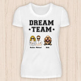 Dream Team mit Menschen und Tieren - Personalisierbares T-Shirt