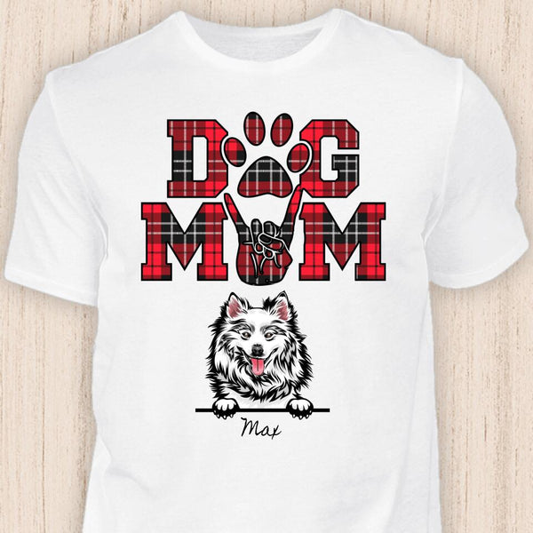 Dog Mum Rockt - Personalisierbares Hunde T-Shirt