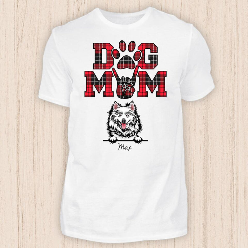 Dog Mum Rockt - Personalisierbares Hunde T-Shirt