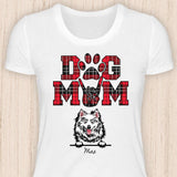 Dog Mum Rockt - Personalisierbares Hunde T-Shirt