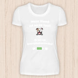 Mein Hund ist nicht faul - Personalisierbares Hunde T-Shirt