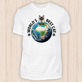 World's best Cat - Personalisierbares Katzen T-Shirt