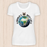 World's best Cat - Personalisierbares Katzen T-Shirt