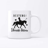 Ausritt ins Grüne - Personalisierbare Pferde Tasse