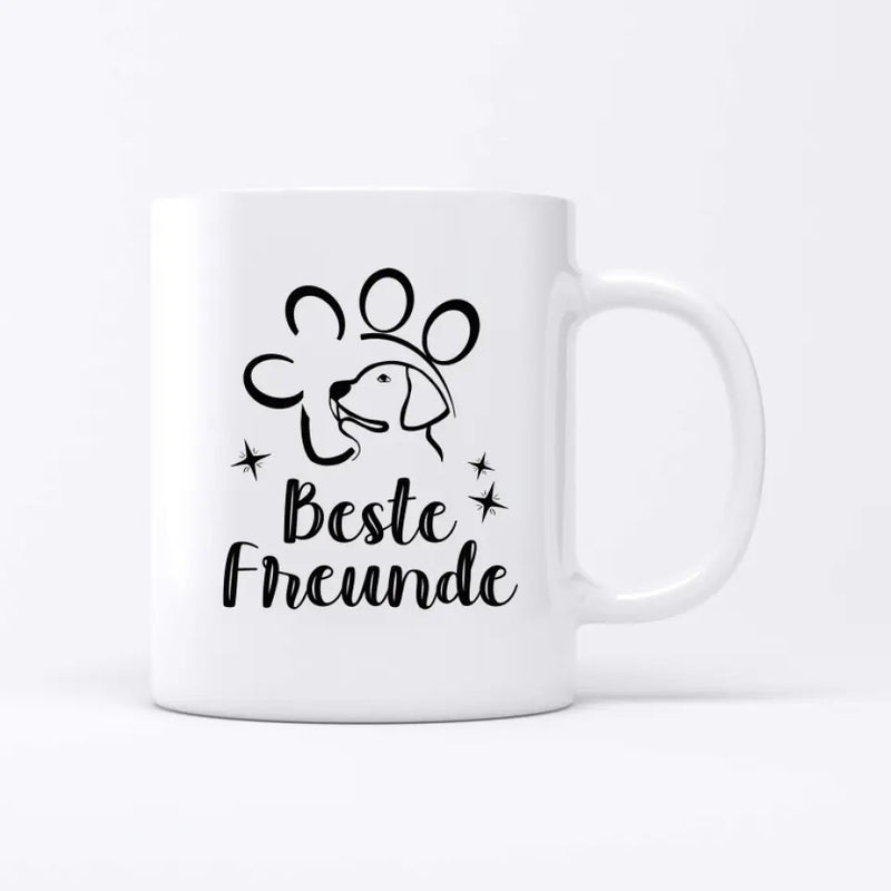 Bester Hundepapa aller Zeiten - Personalisierbare Hunde Tasse